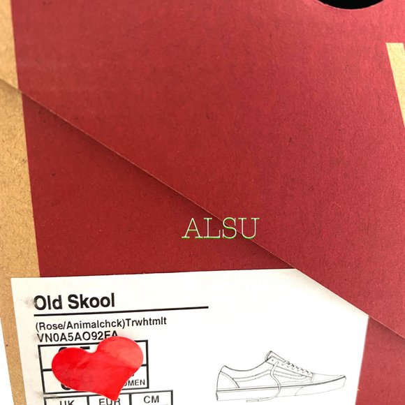 💖MEGA SALE💖VANS Old Skool Low  Canvas Rose Casual Skate Womens   VN0A5AO92FA - Picture 9 of 10